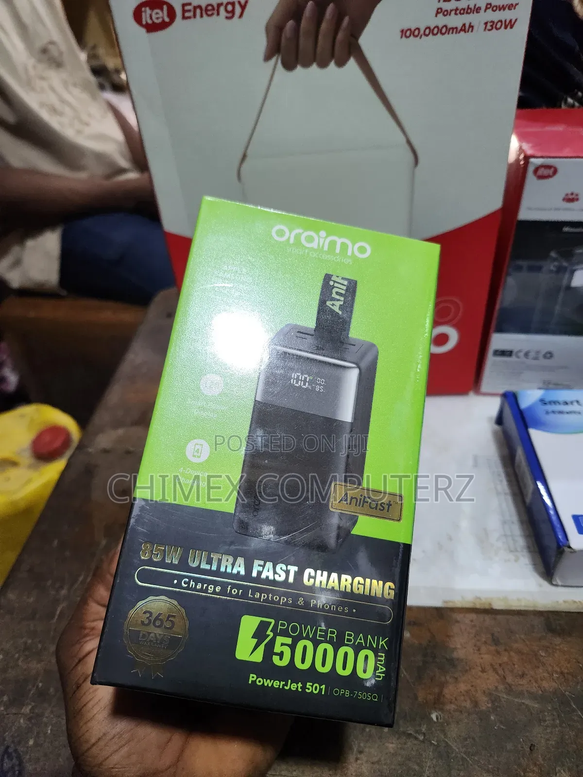 Oraimo 50000mah 85w Powerjet 501 Laptop Charging Power Bank
