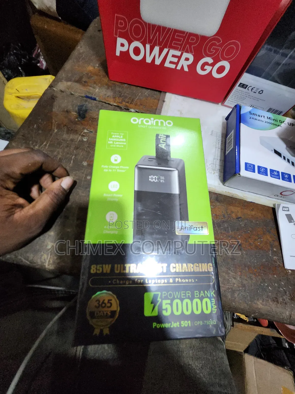 Oraimo 50000mah 85w Powerjet 501 Laptop Charging Power Bank