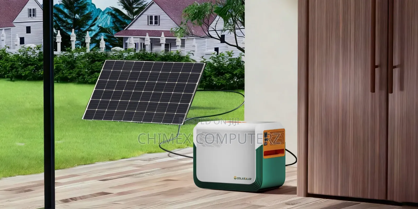 Cola Solar 3600 Solar Generator 1200 Ac Output 3600wh Lithium Battery