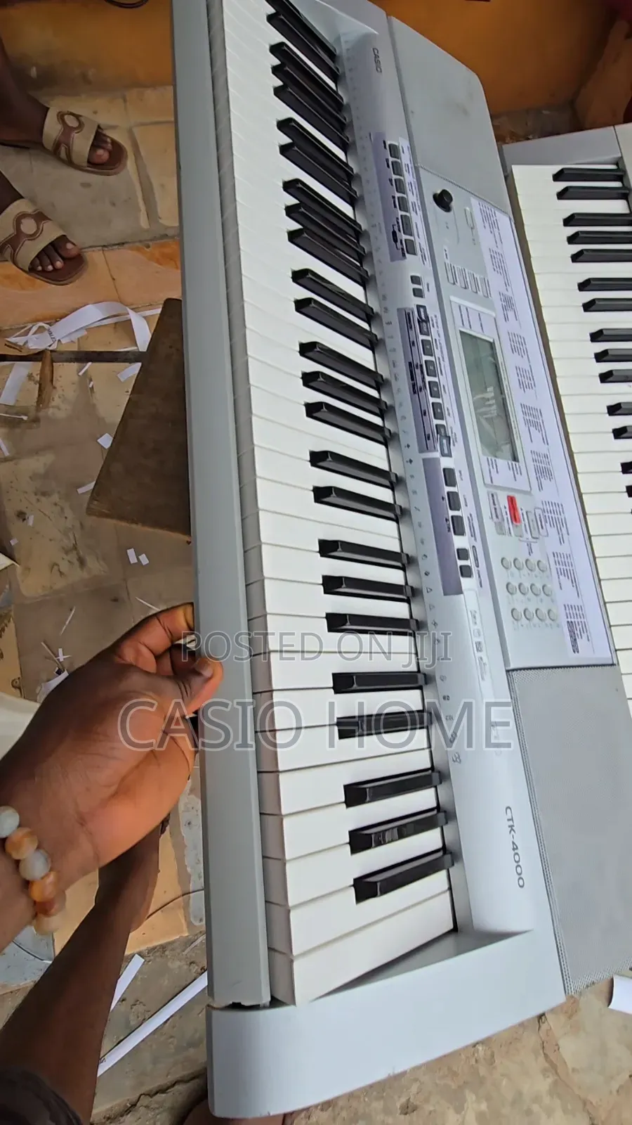 Neat Working Premium Casio Ctk4000 Keyboard Piano With Adapter