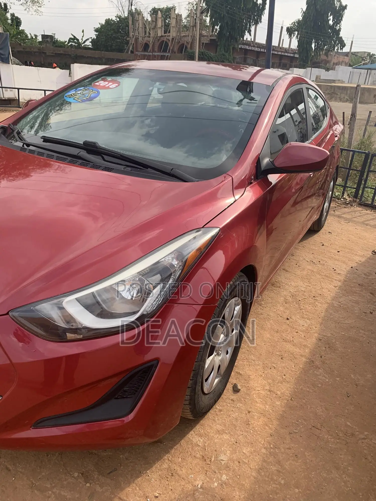 Hyundai Elantra 2016 Red