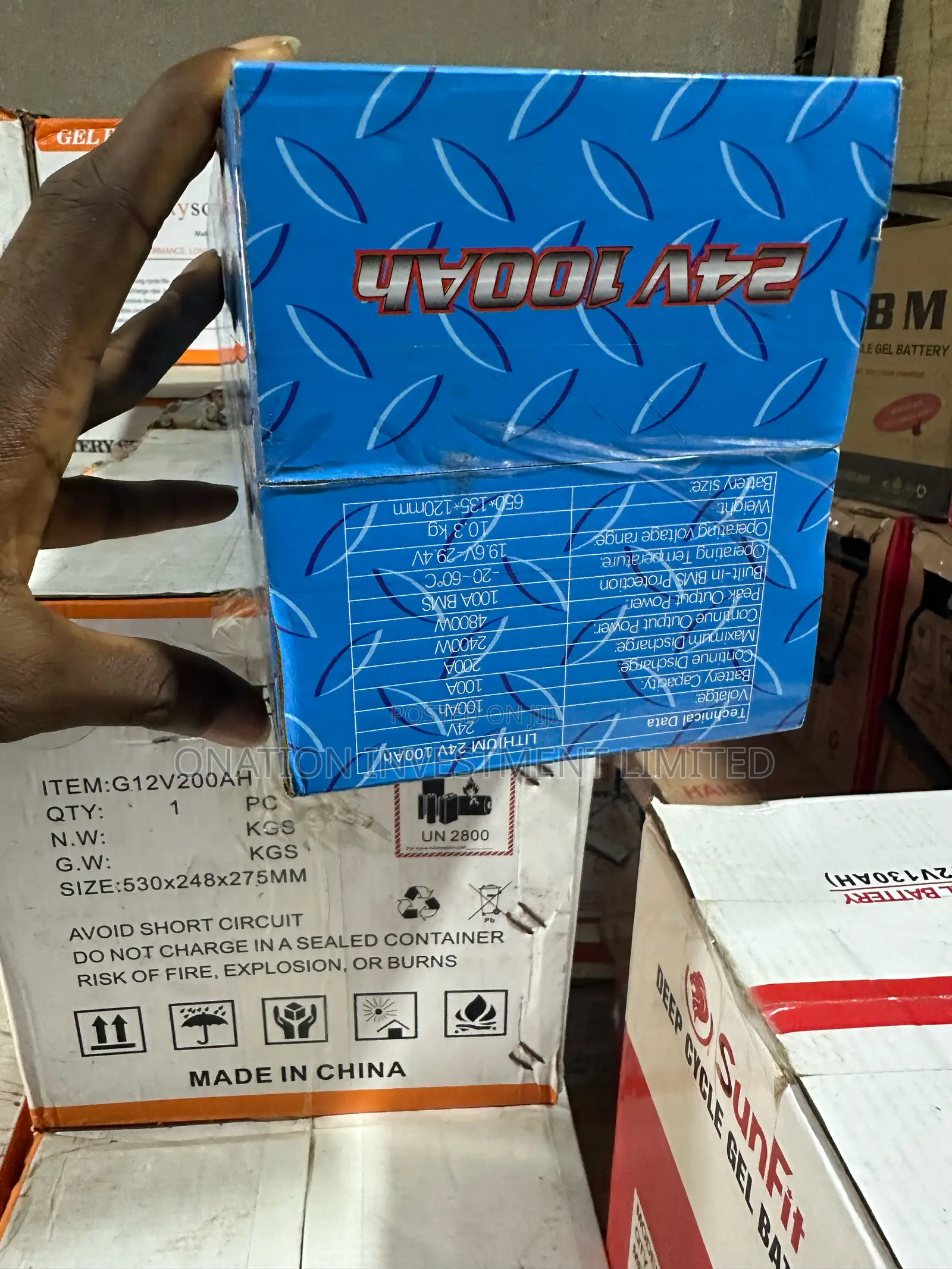 LGP 2.4kwh 24v 100ah Lithium Battery – Reliable Backup