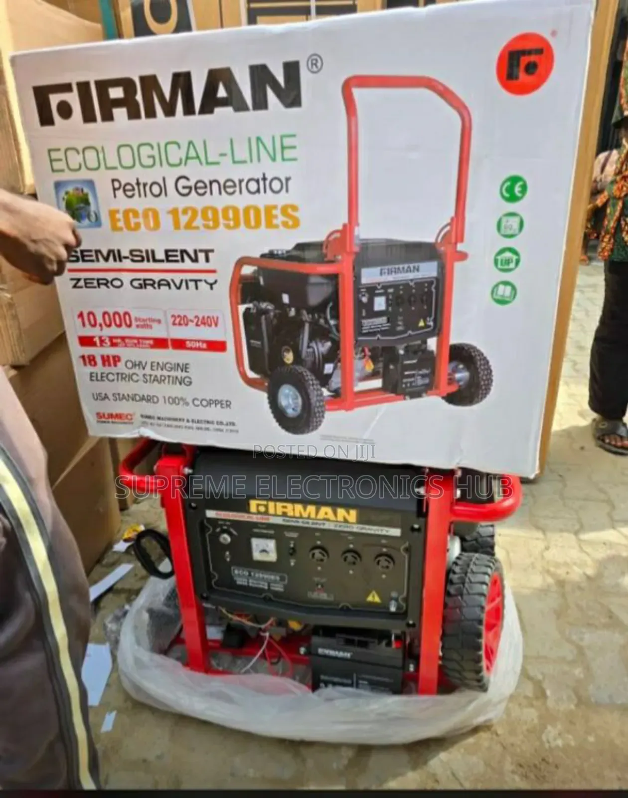 Ecological Series Firman Eco12990es 10kva Original Copper Generator