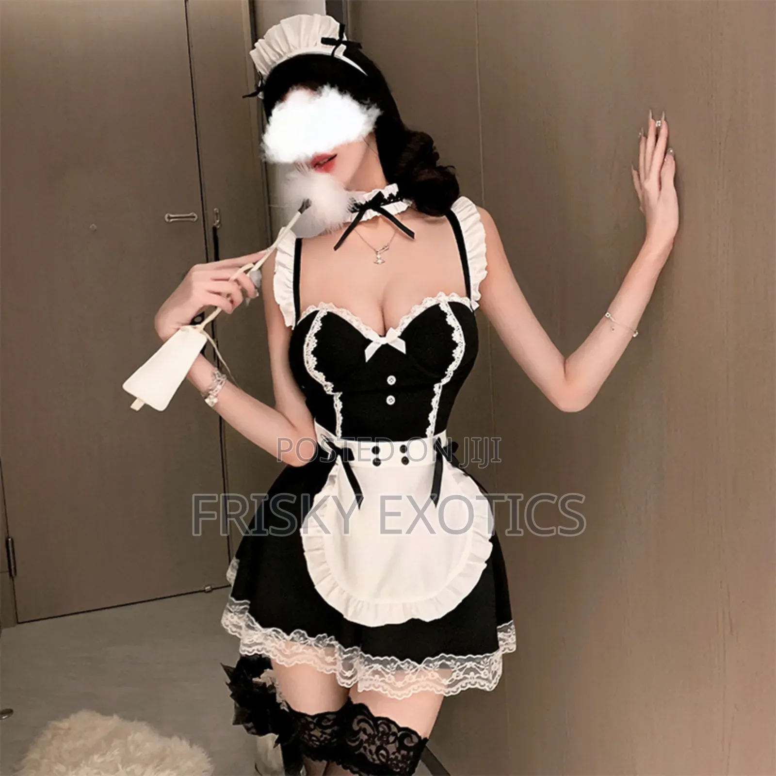 4pcs Ivy Maid Costume Lingerie Set