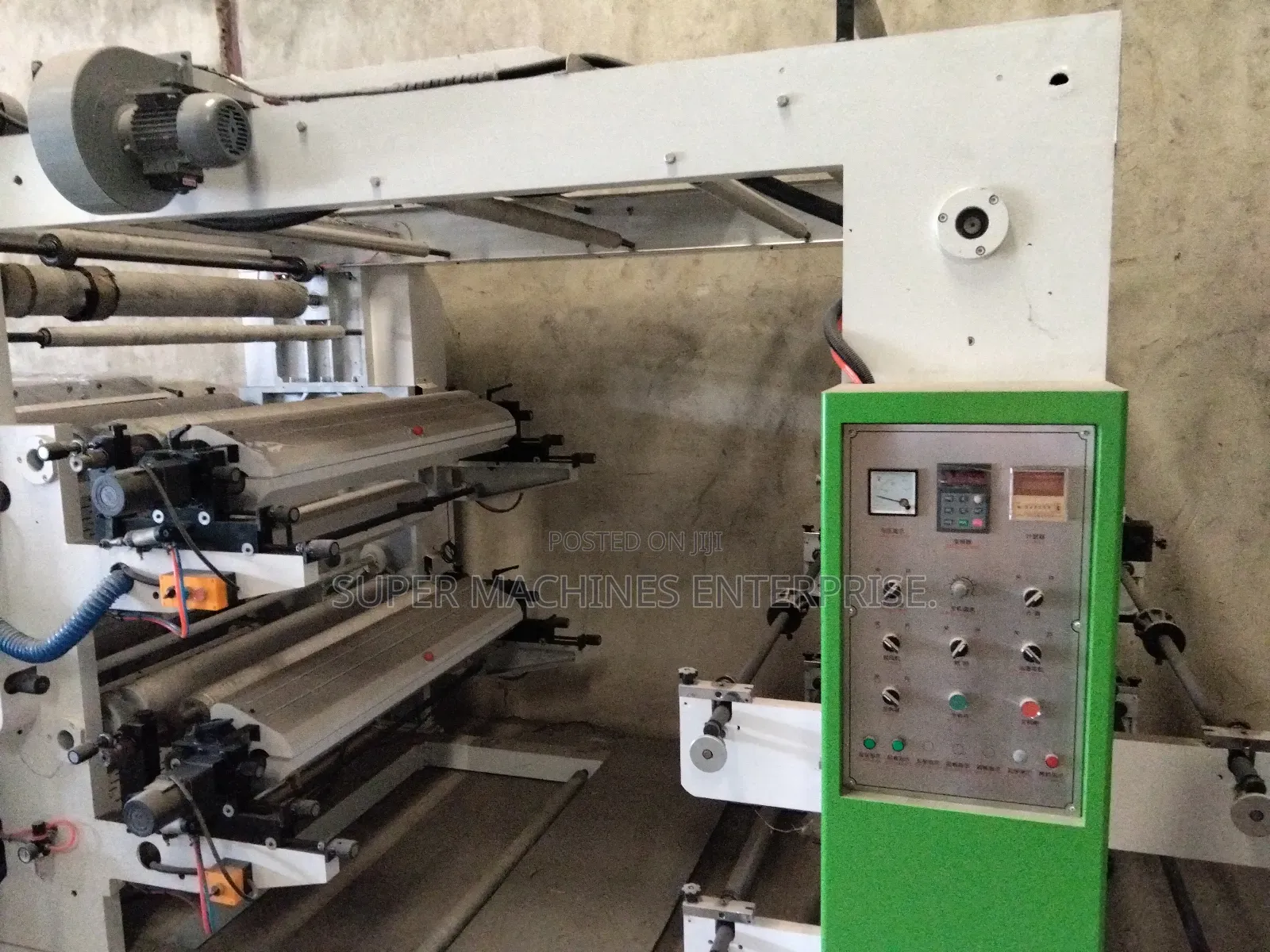 4 Colour Flexo Nylon Colour Printing Machine Long Frame