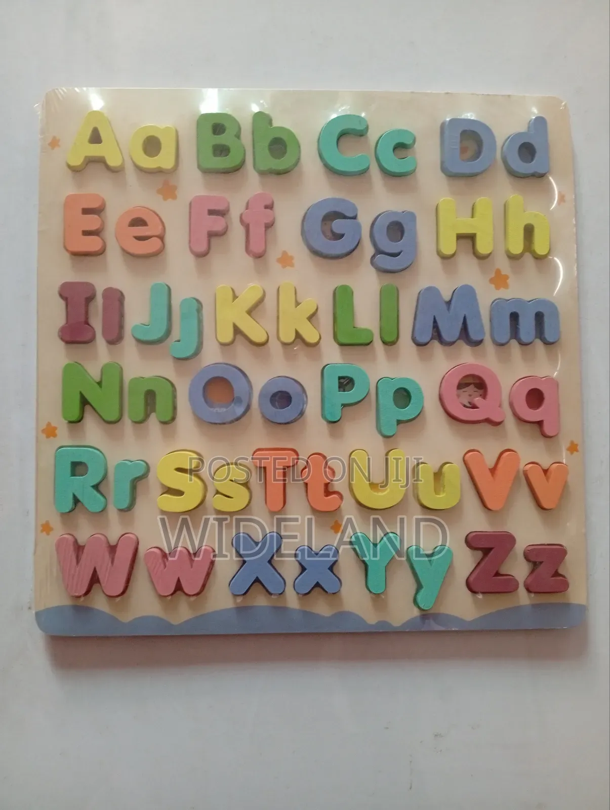 Montessori Upper and Lower Case Wooden Board