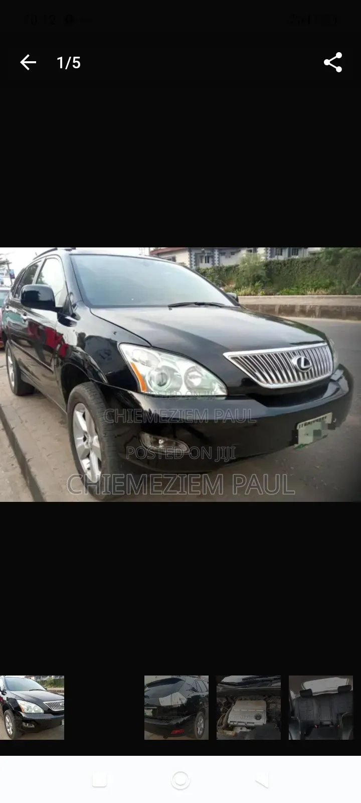 Lexus RX 330 2005 Black