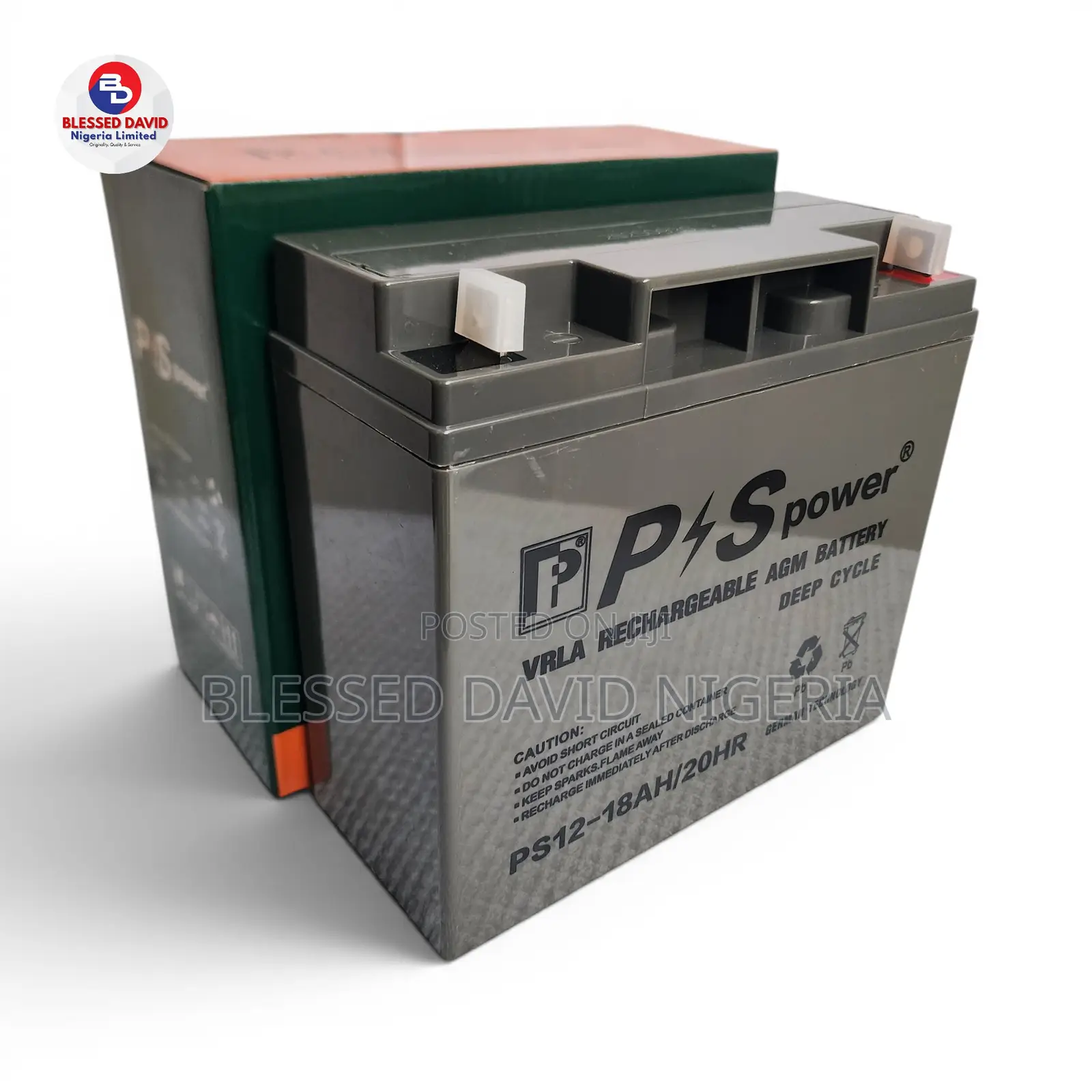 Ps Power 12v 18ah Replacement Battery Ps12-18ah/20hr