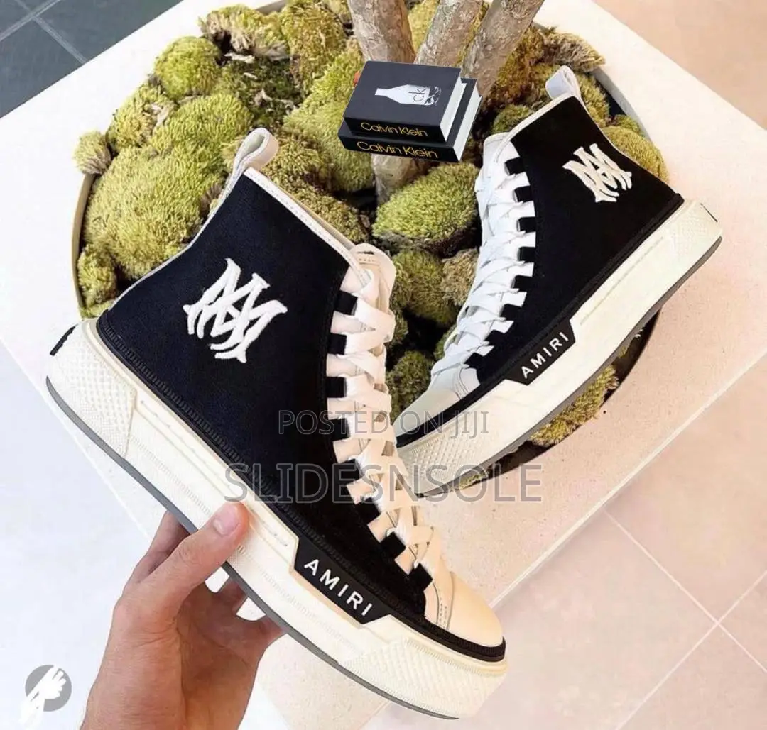 Amiri Court High-Top Sneakers.
