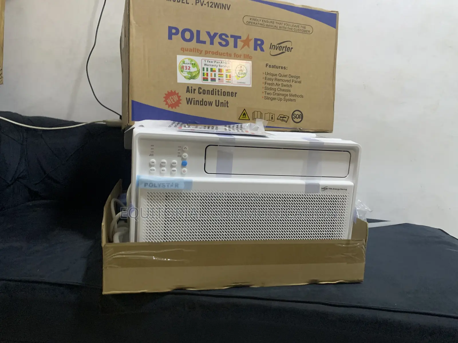 Polystar Pv-12winv Window Ac – Powerful 1.5hp Inverter Cooling