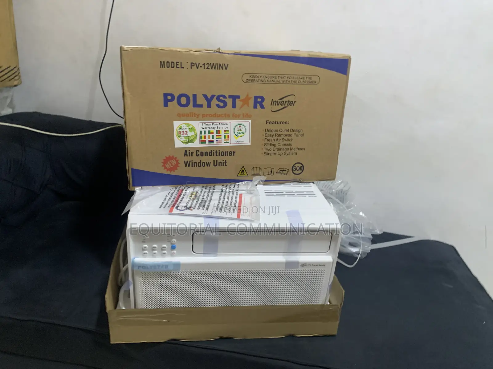 Polystar Pv-12winv Window Ac – Powerful 1.5hp Inverter Cooling