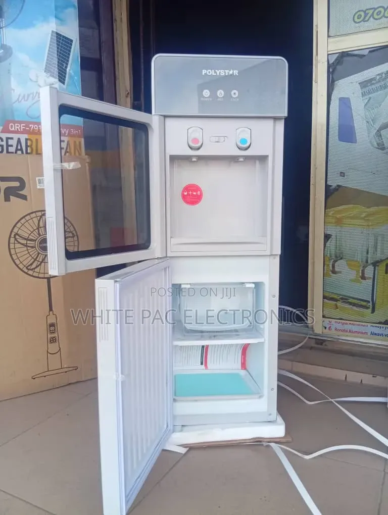 Polystar Hot Cold Water Dispenser With Fridge ( High Quality ) 2 Yrs
