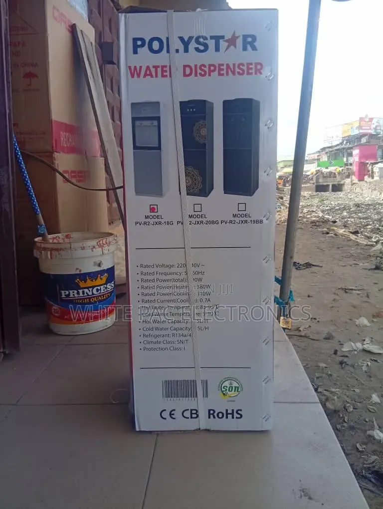 Polystar Hot Cold Water Dispenser With Fridge ( High Quality ) 2 Yrs