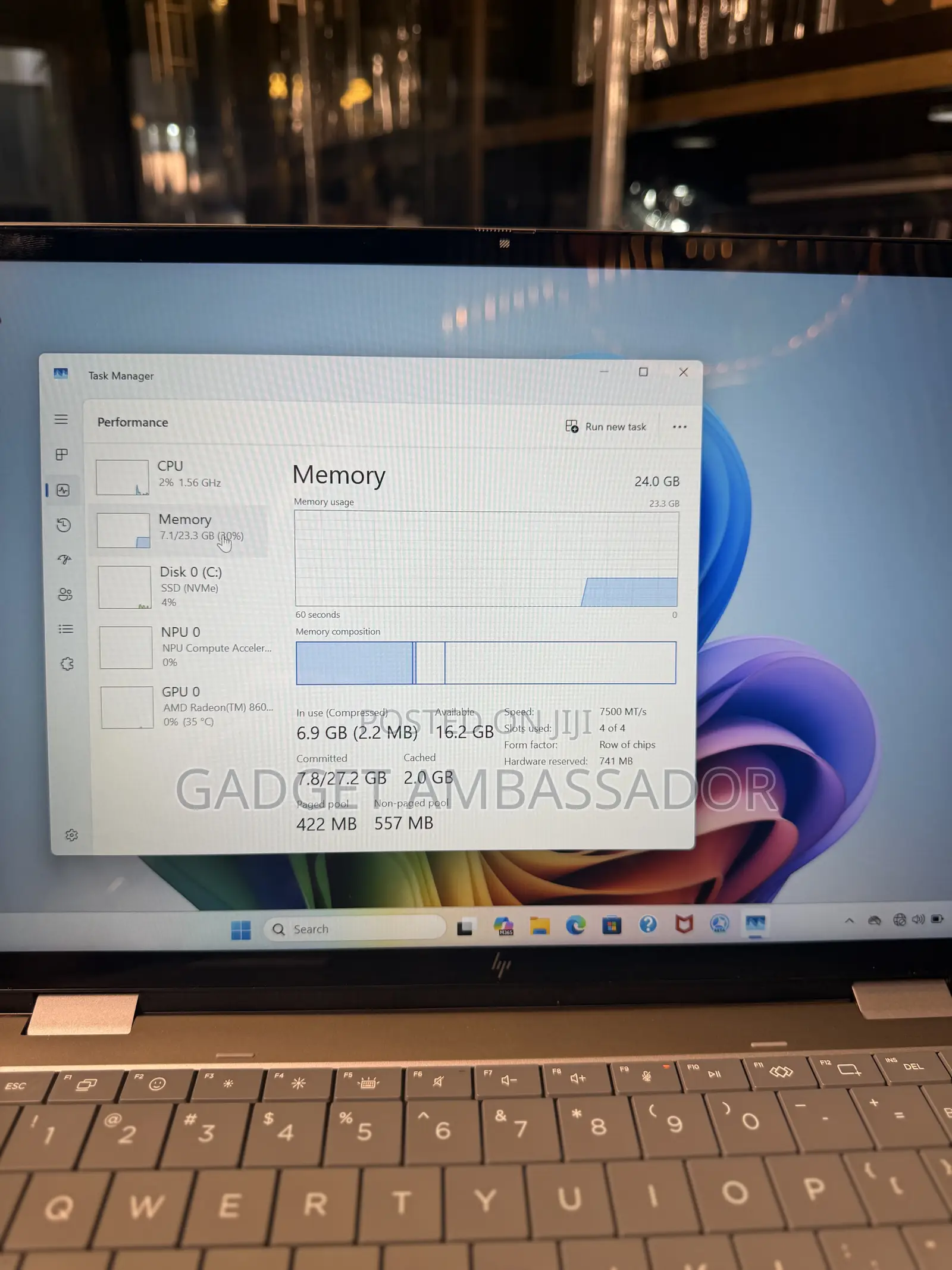 Laptop HP OmniBook X Flip 14" 16GB AMD Ryzen 7 SSD 1T