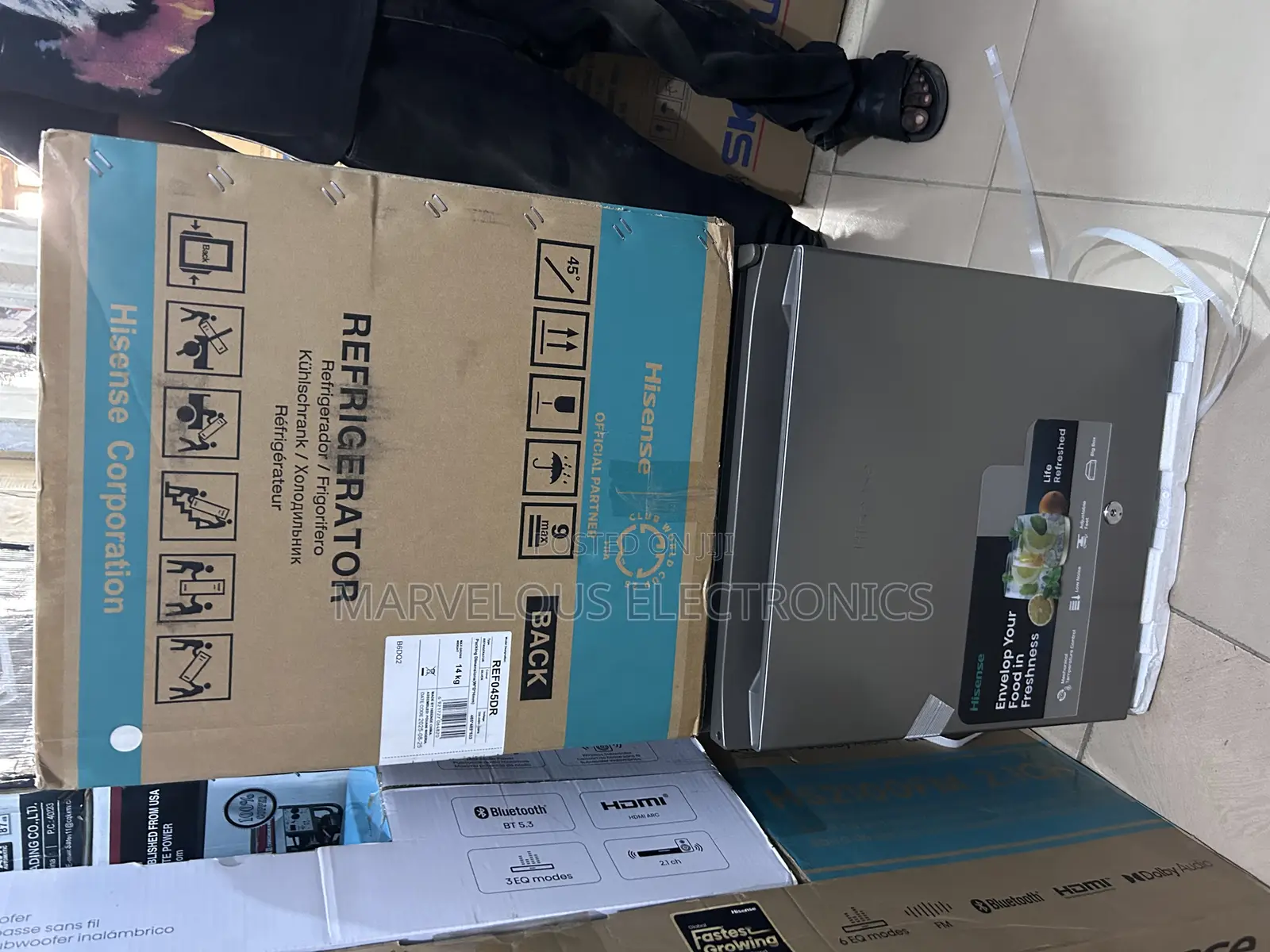 Brand New Original Hisense Bedside Refrigerator Full Copper Warranty