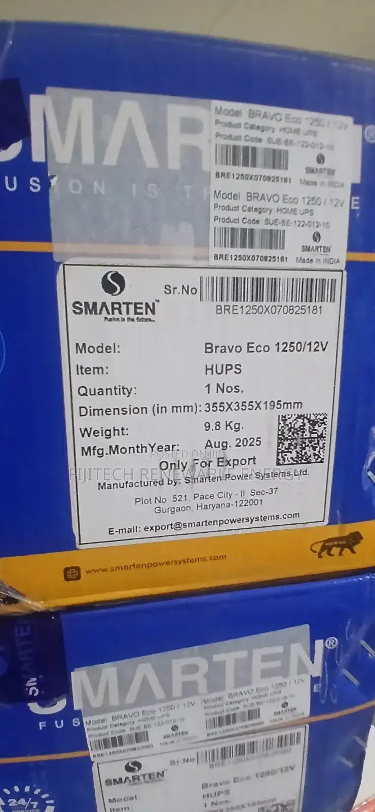 1.250kva Smarten Inverter System