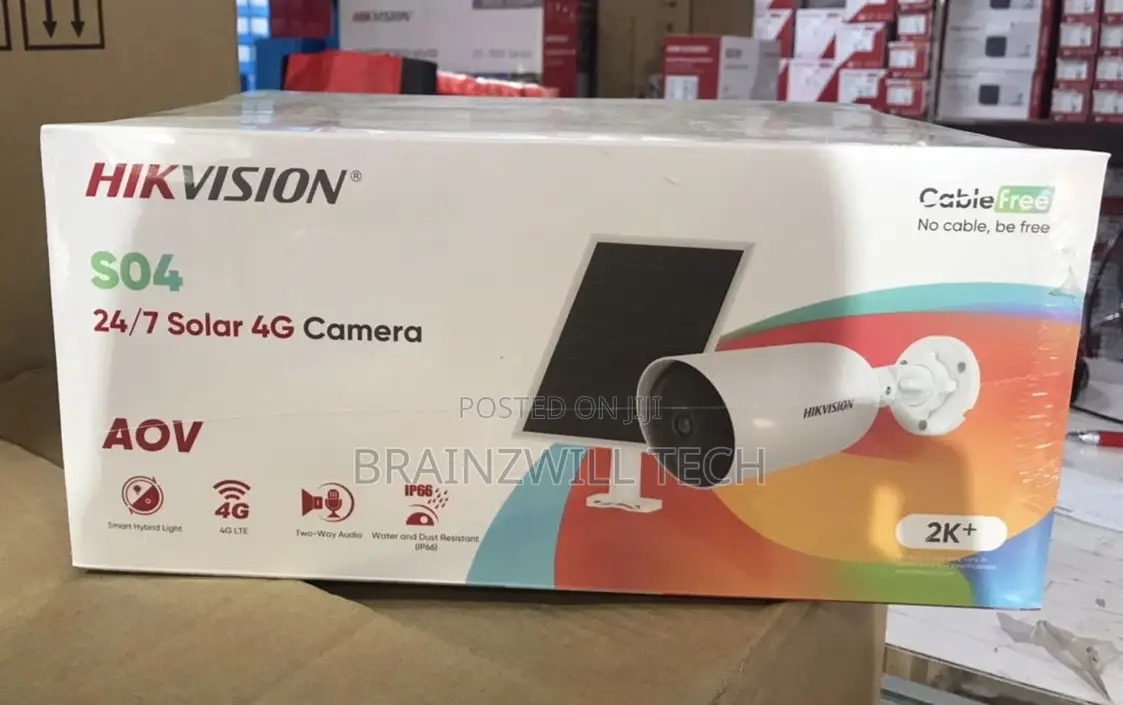 Hikvision Aov S04 | Ds-2cfs04/4g 4mp 24/7 Solar 4g Camera