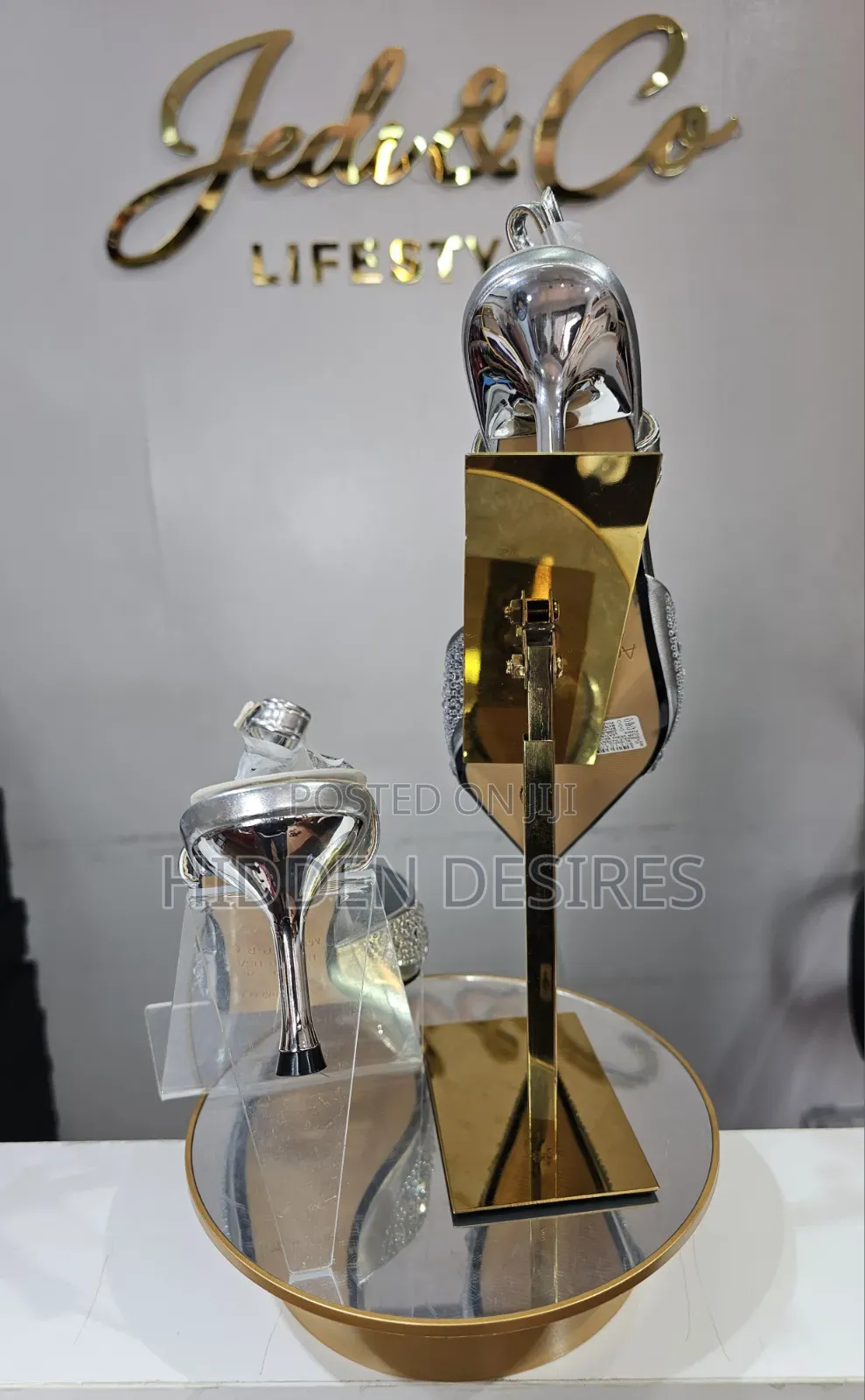 Blinged Bridal Slingback- Silver