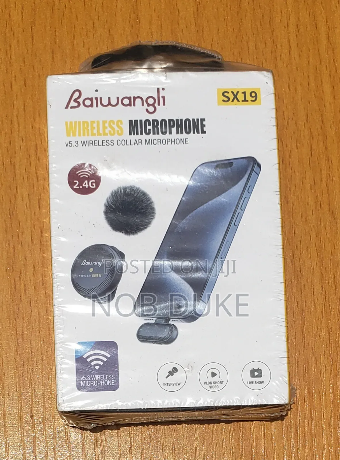 Sx19 Dual Wireless Noise Reduction Microphone for Smartphones