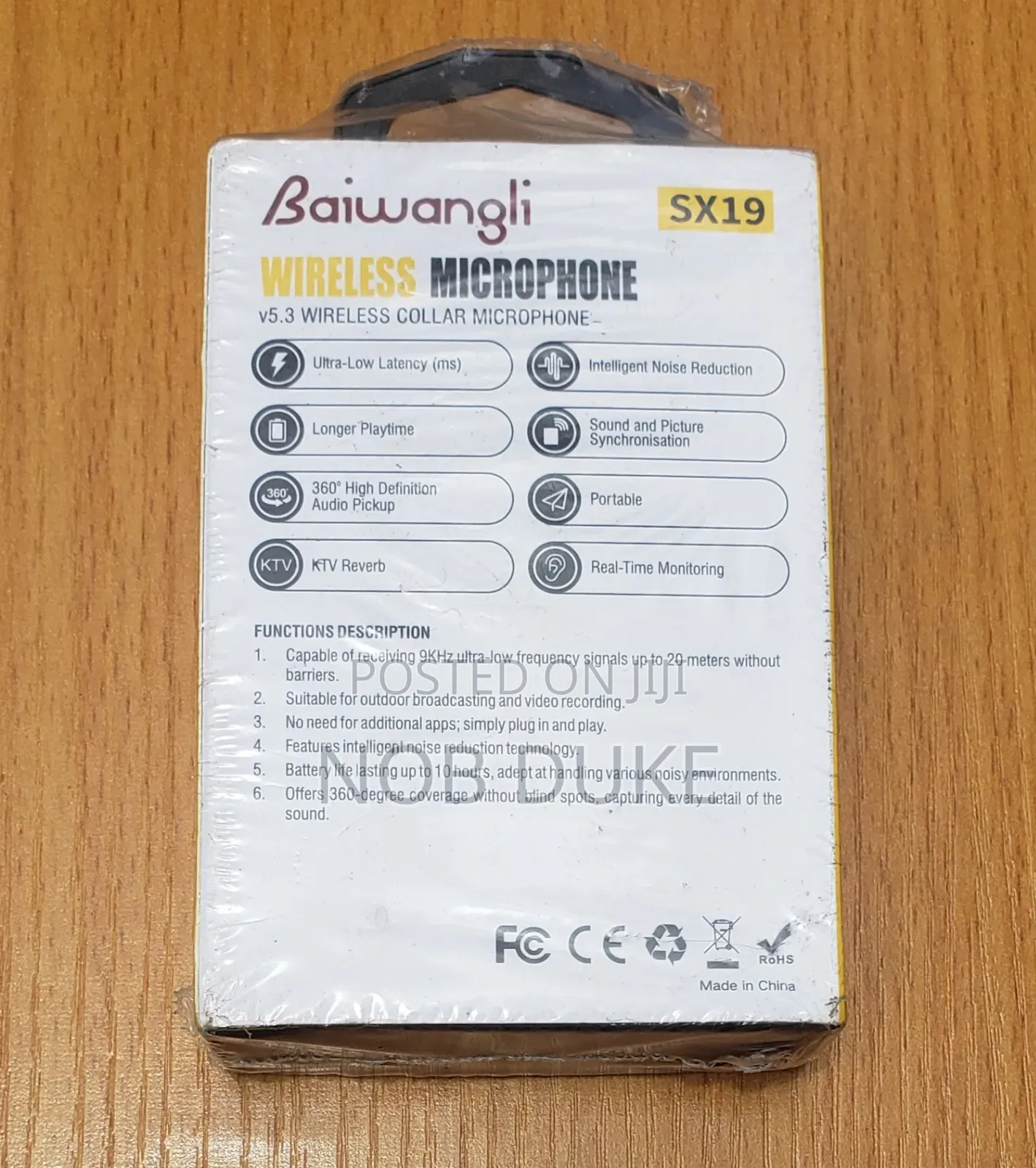 Sx19 Dual Wireless Noise Reduction Microphone for Smartphones