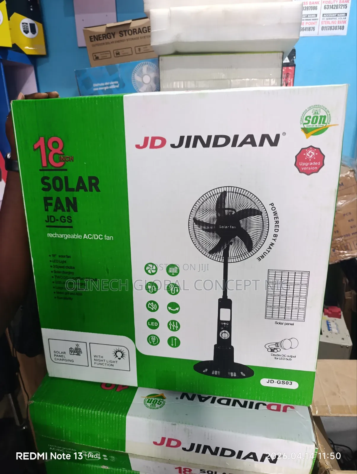 18 Inches Jin Dian Reachable Standing Fan