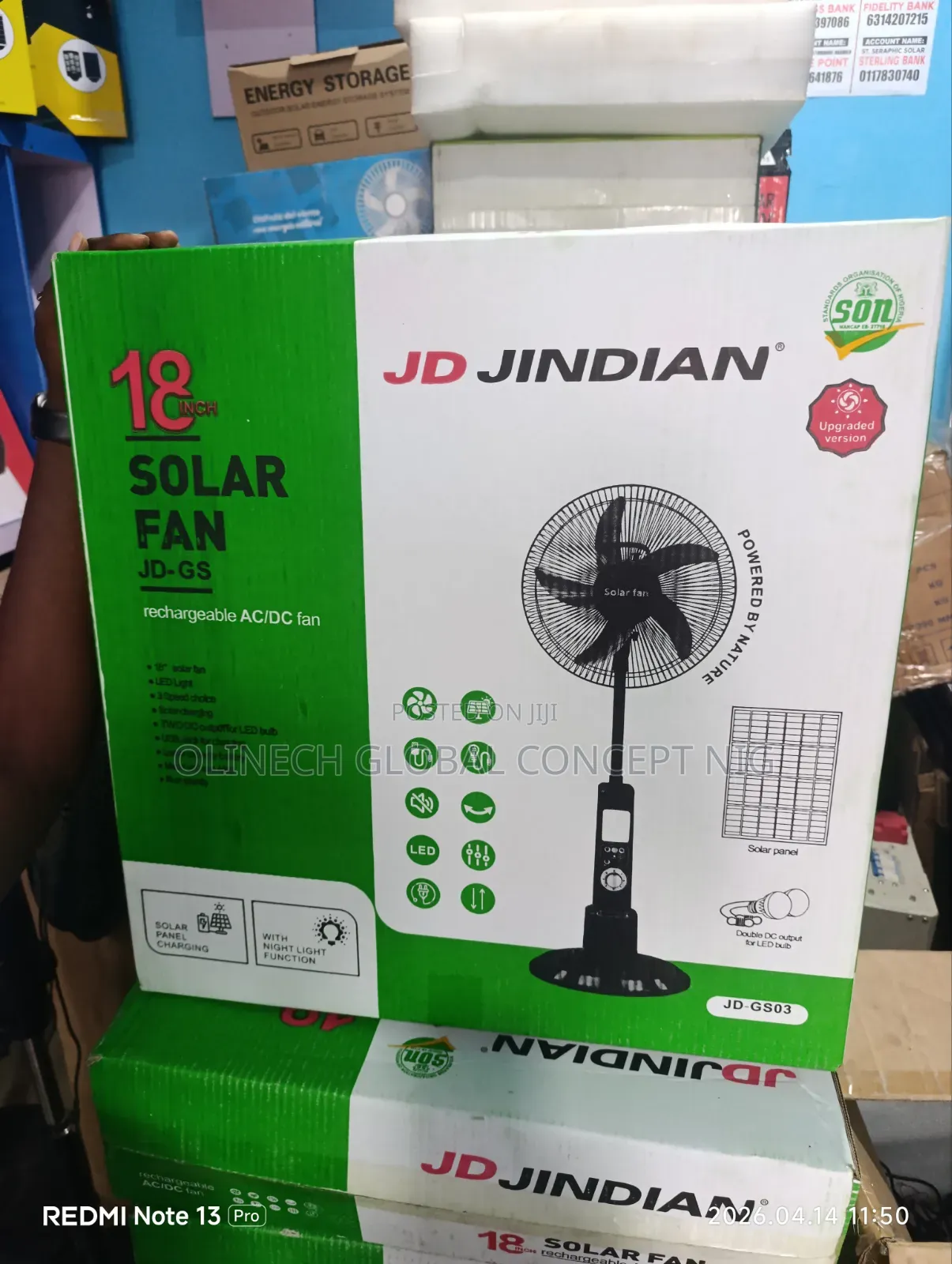18 Inches Jin Dian Reachable Standing Fan