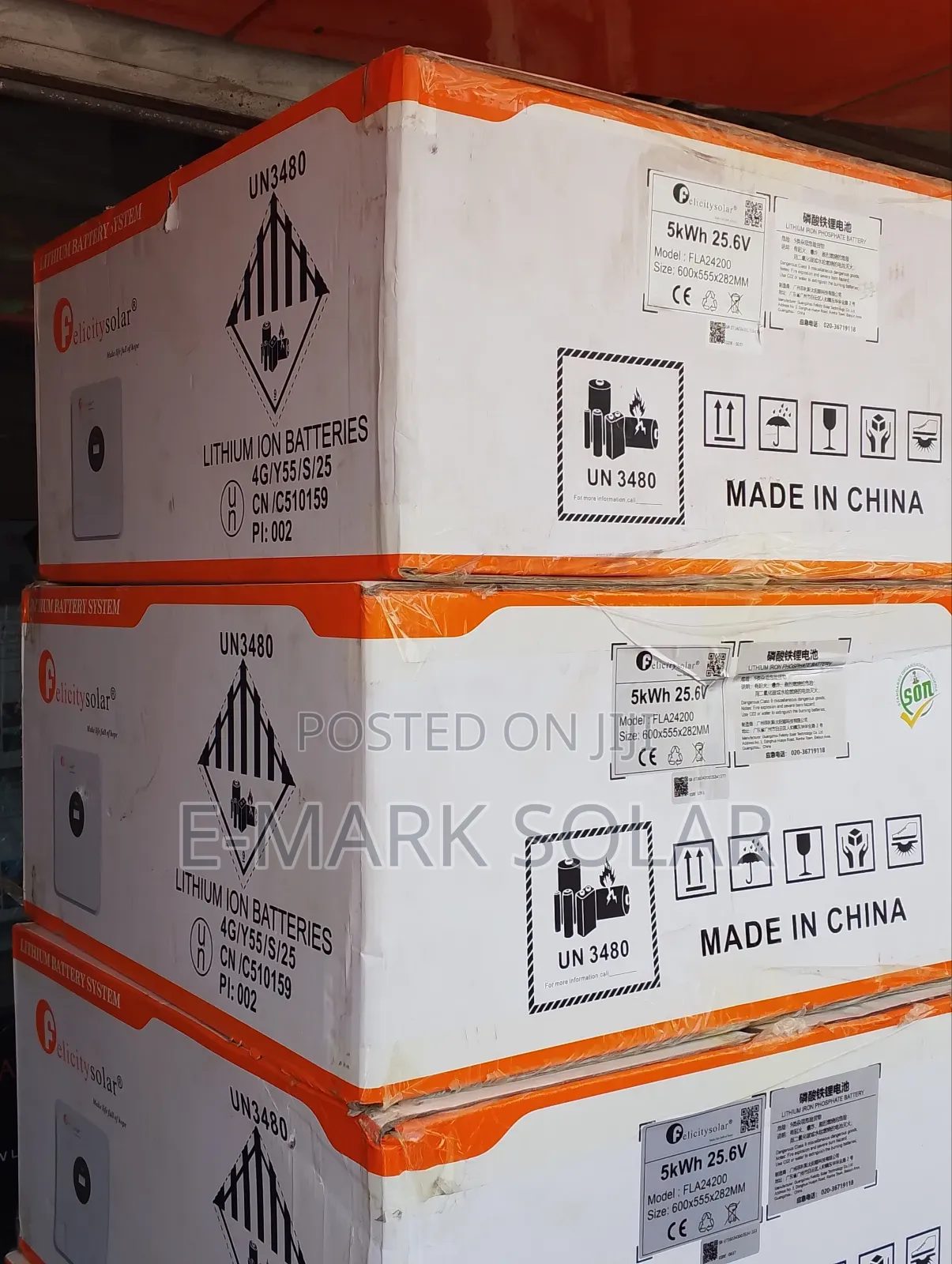 Felicity 5kwh 24v Lithium Ion Batteries Available Now