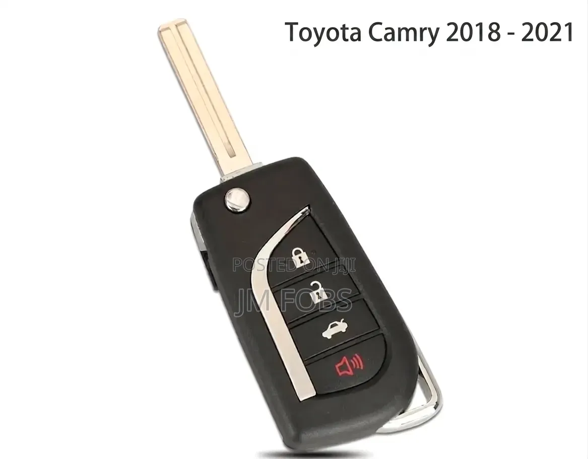 Flip Key Fob Remote Transmitter for Toyota Camry