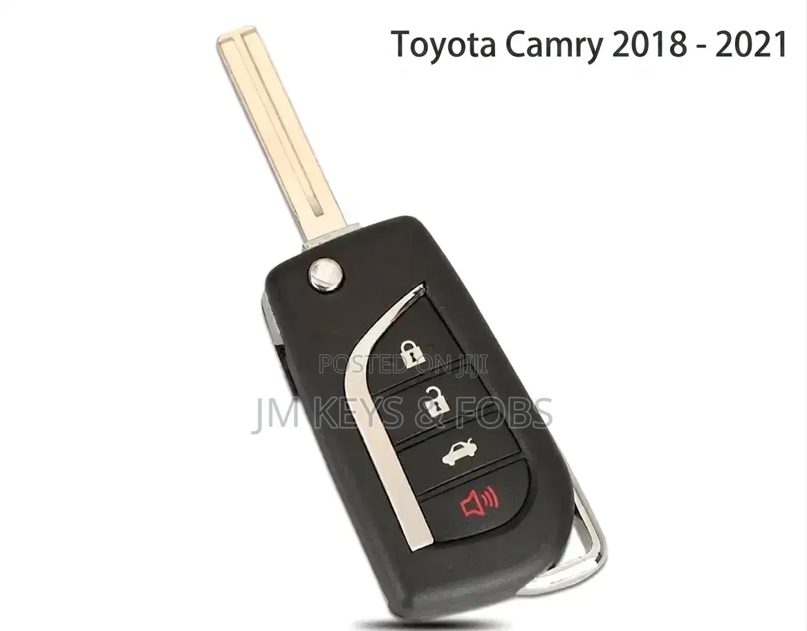 Flip Key Fob Remote Transmitter for Toyota Camry