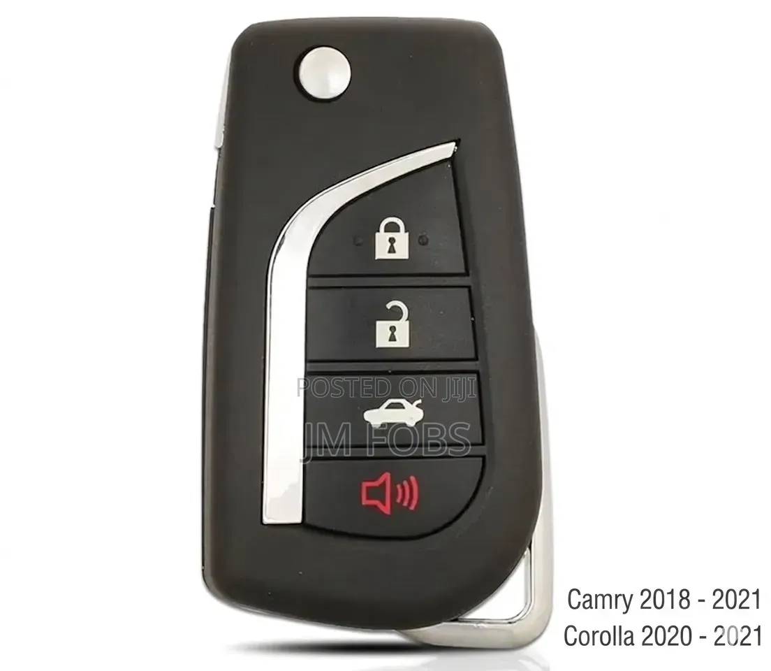 Flip Key Fob Remote Transmitter for Toyota Camry