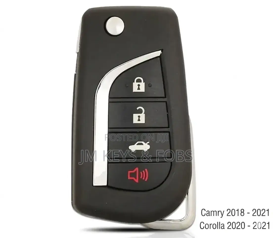 Flip Key Fob Remote Transmitter for Toyota Camry