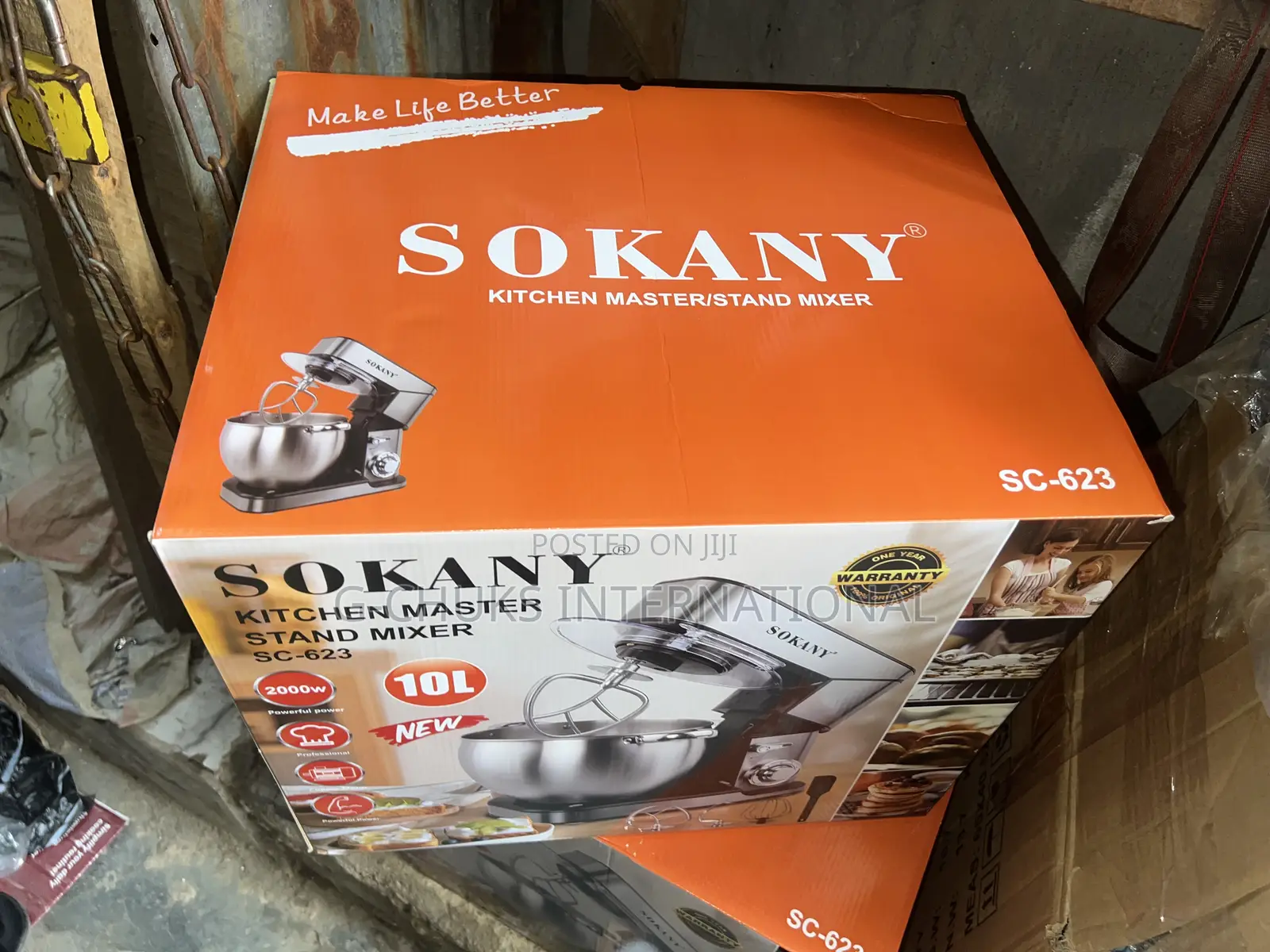 Sokany Stand Mixer With 6 Speeds 10l Capacity and Pulse Function