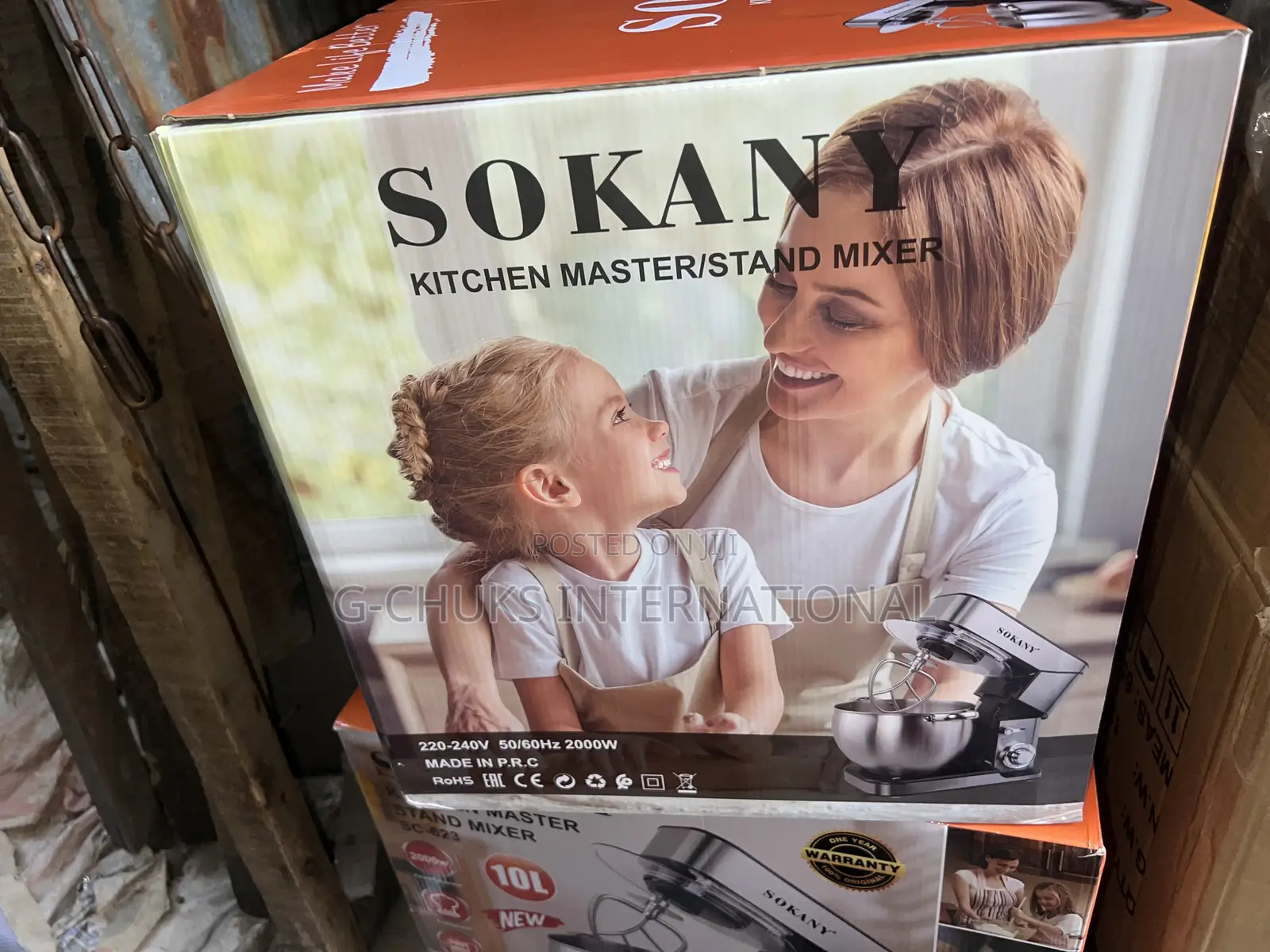 Sokany Stand Mixer With 6 Speeds 10l Capacity and Pulse Function