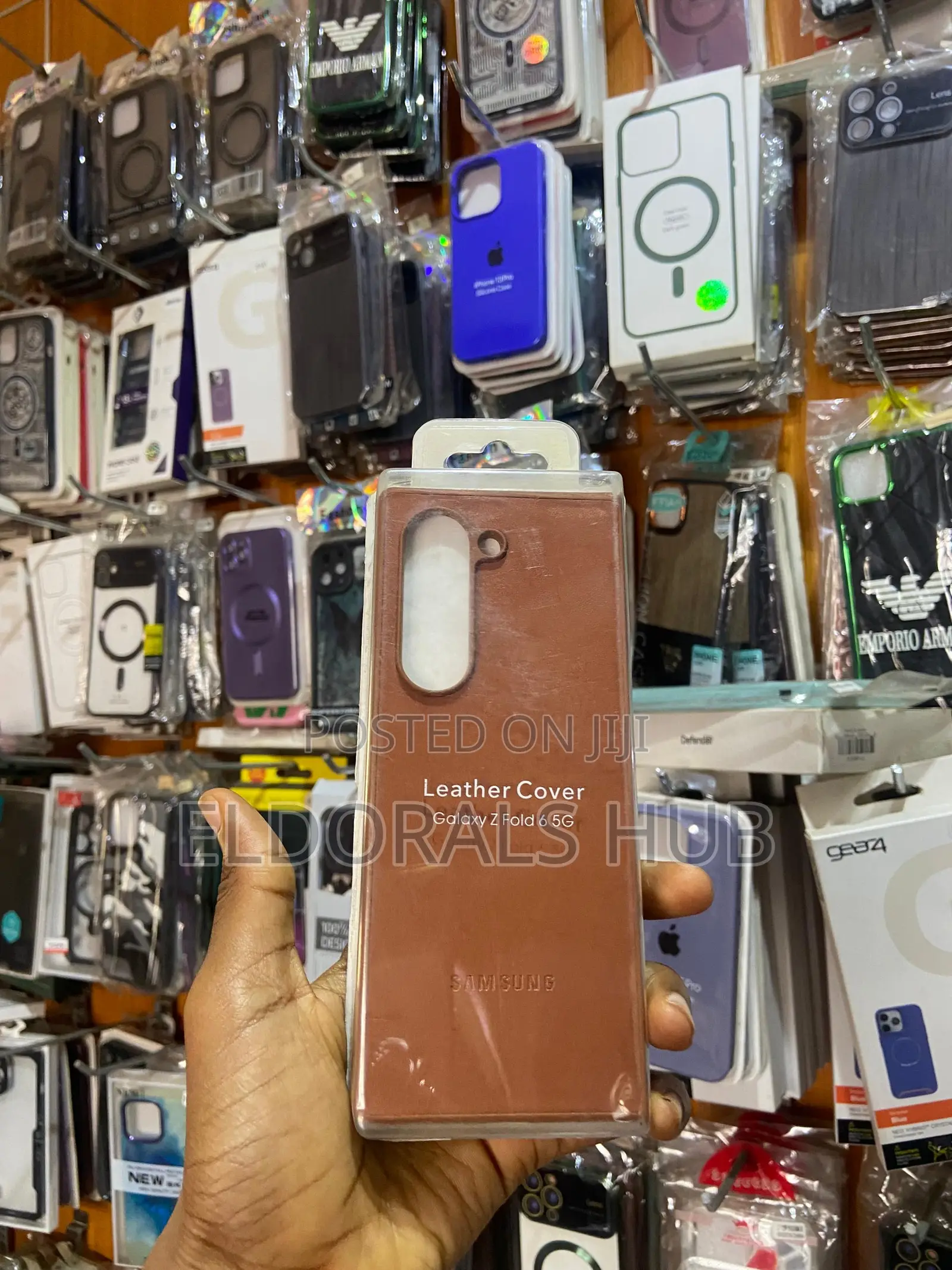 Samsung Galaxy Z Fold6 5g Leather Protective Back Case Cover