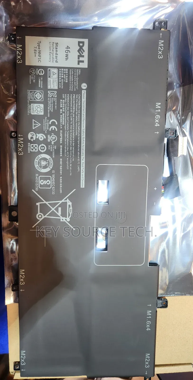 Dell Nn1fc Laptop Battery for Dell XPS 13 9365 2in1