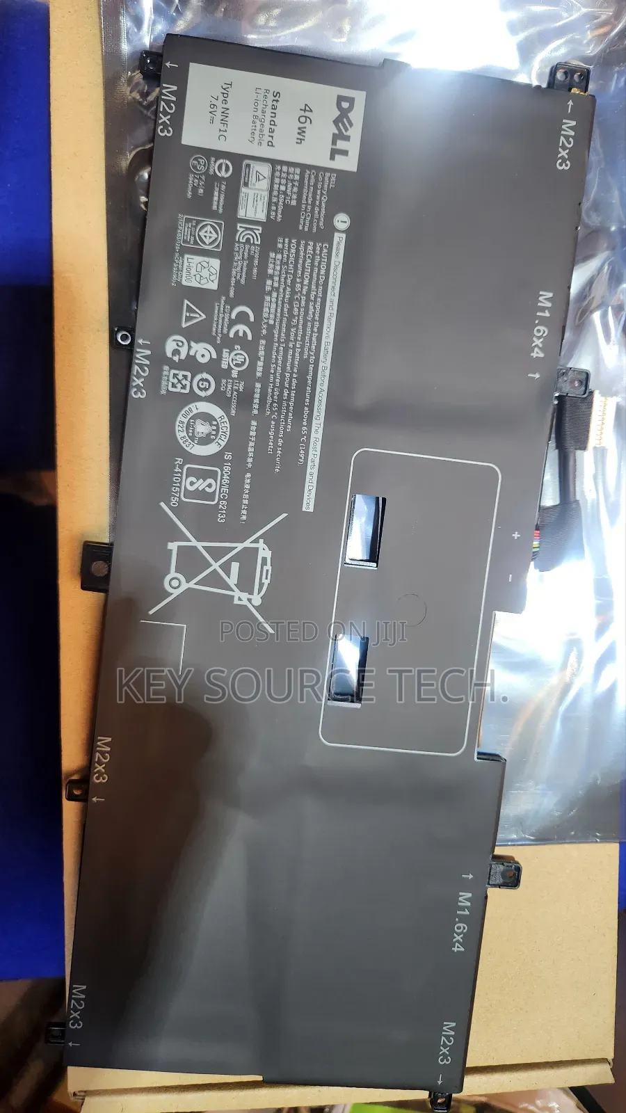Dell Nn1fc Laptop Battery for Dell XPS 13 9365 2in1