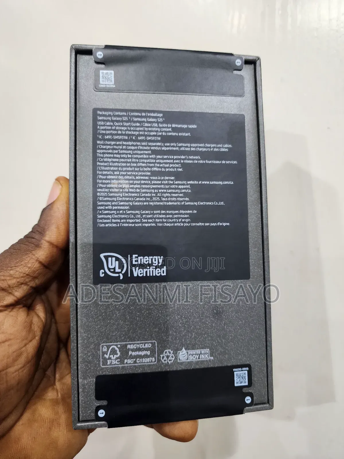 New Samsung Galaxy S25 128 GB Black