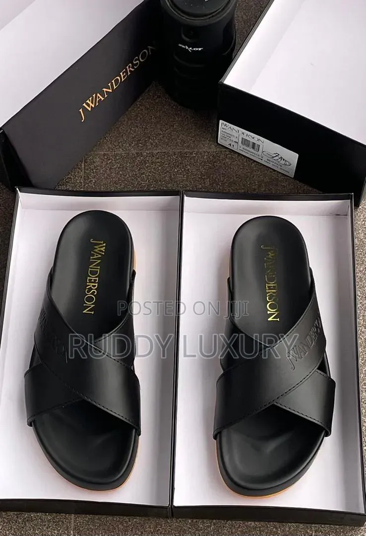 Premium Cross Strap Slides Collection