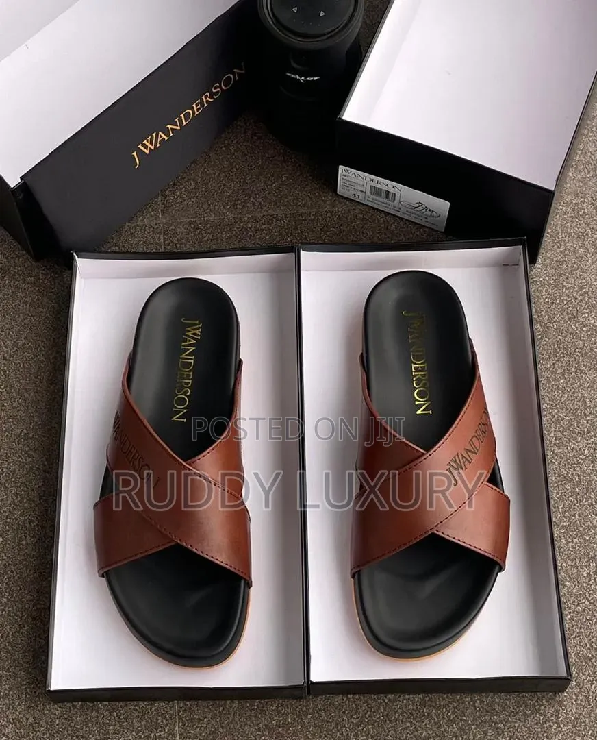 Premium Cross Strap Slides Collection