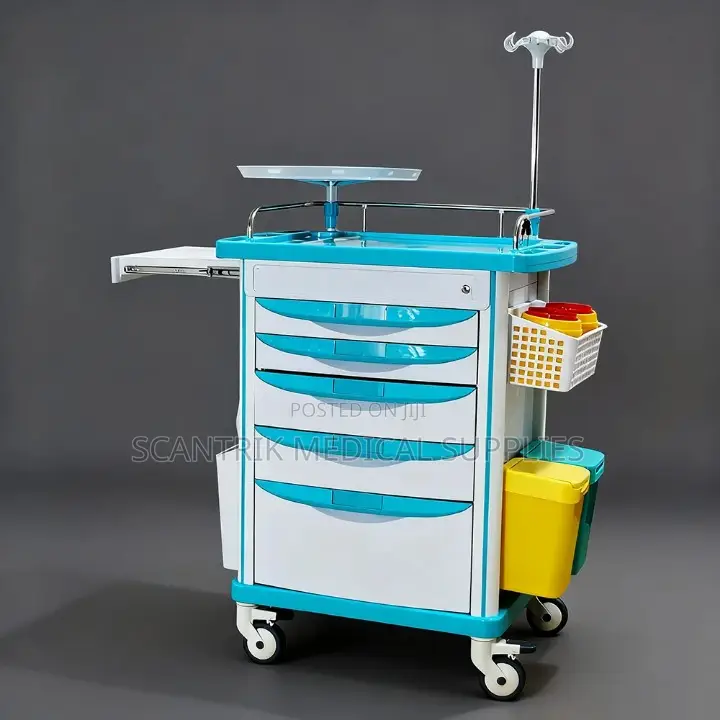 Multi-Function Anesthesia Drug Hospital Trolley for Clinic Efficiency