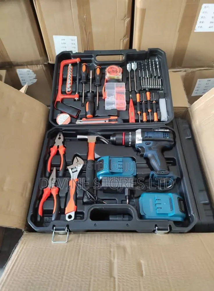 128pcs Bosch Tools Box With Screw Machine
