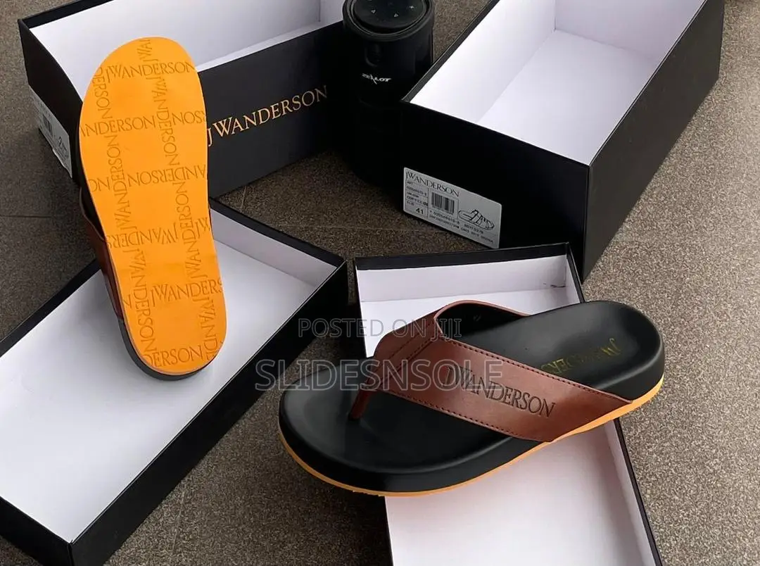 Jw Anderson High Luxury Leather Slide