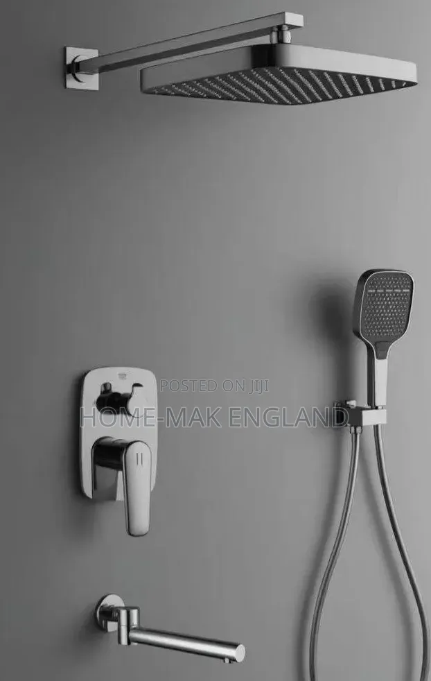 Home Mak England Chrome Conduit Shower
