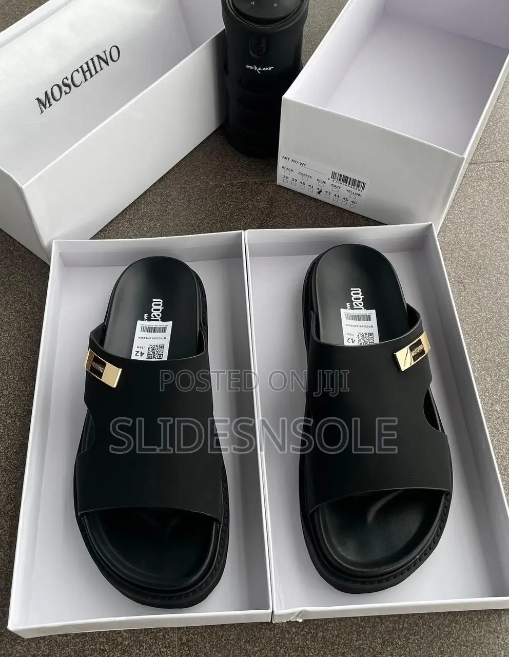 Moschino Luxury Slides