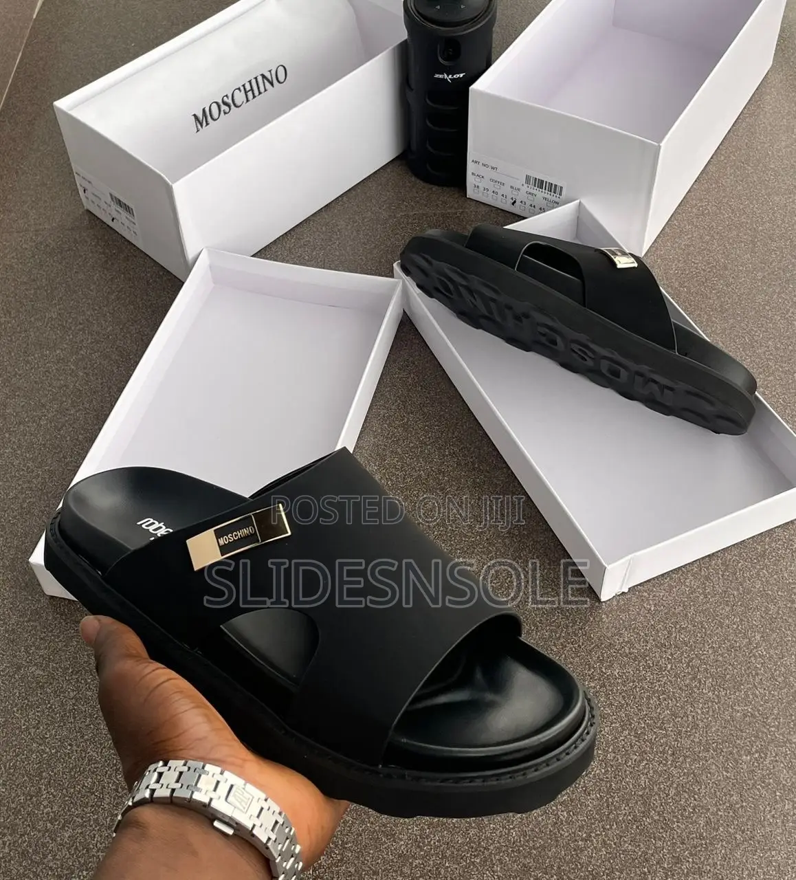 Moschino Luxury Slides