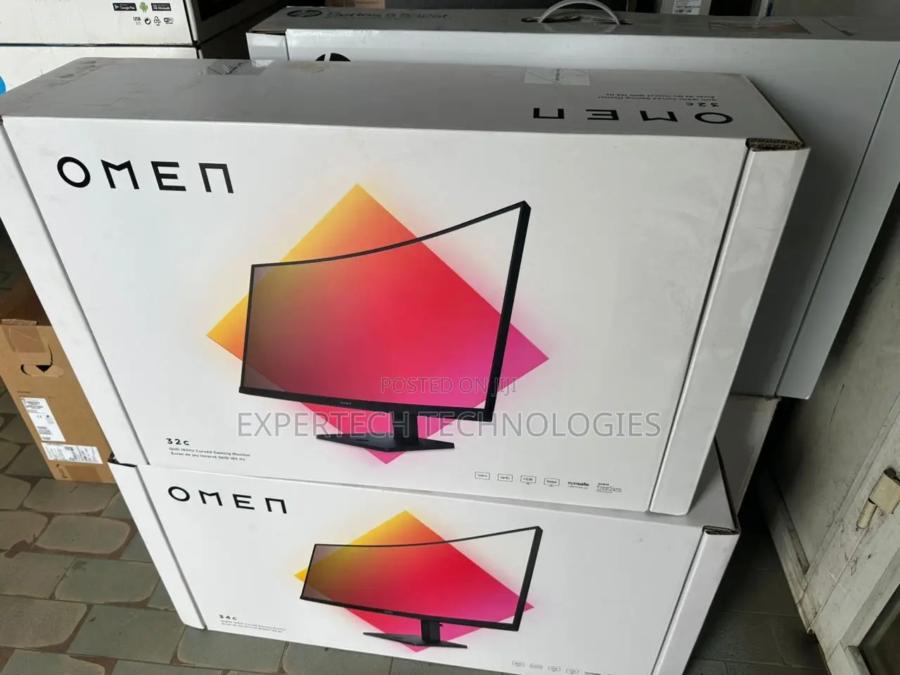 Hp Omen 32c Curved Gaming Monitor (780k6aa) 31.5" Diagonal QHD