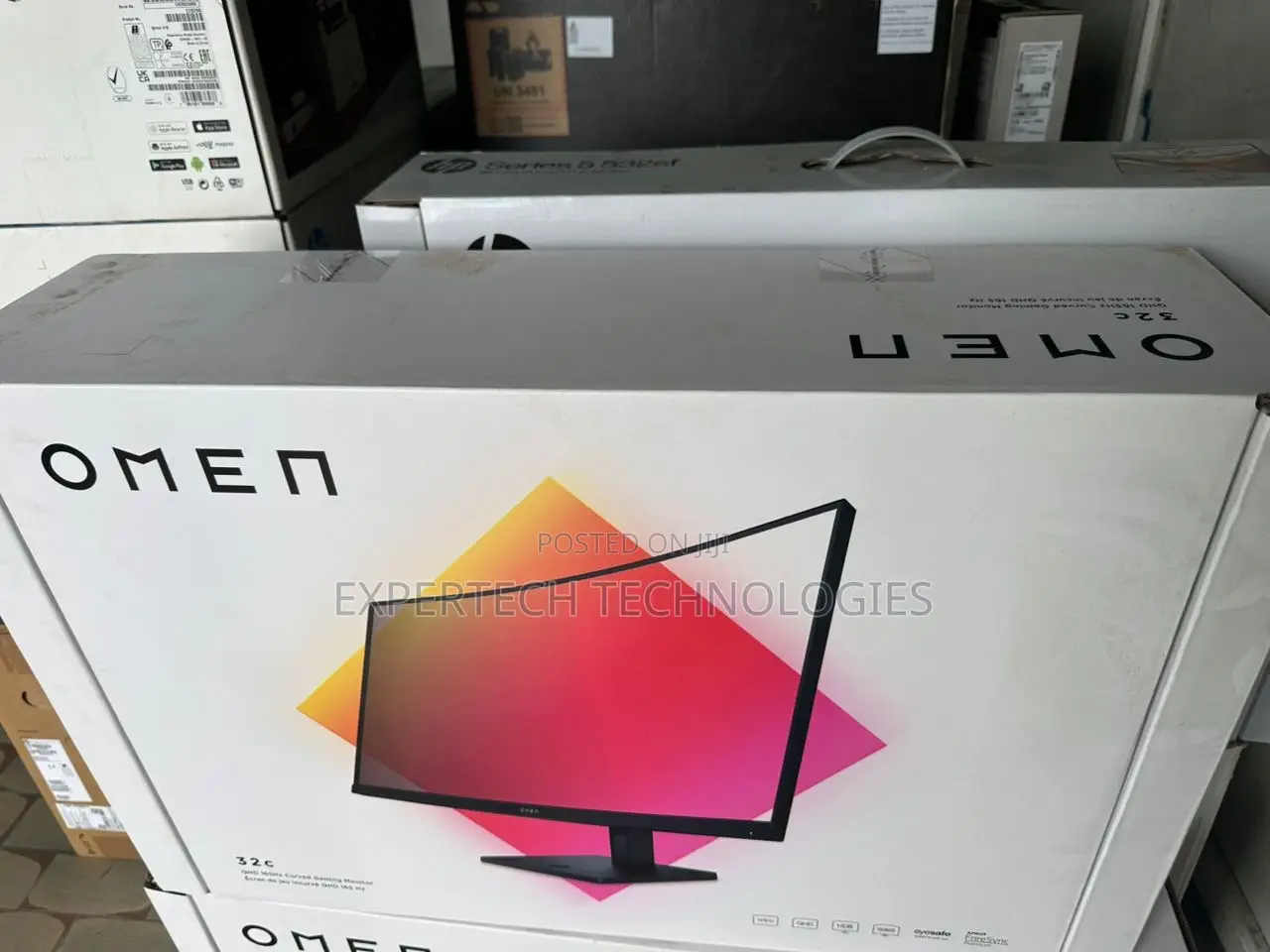 Hp Omen 32c Curved Gaming Monitor (780k6aa) 31.5" Diagonal QHD