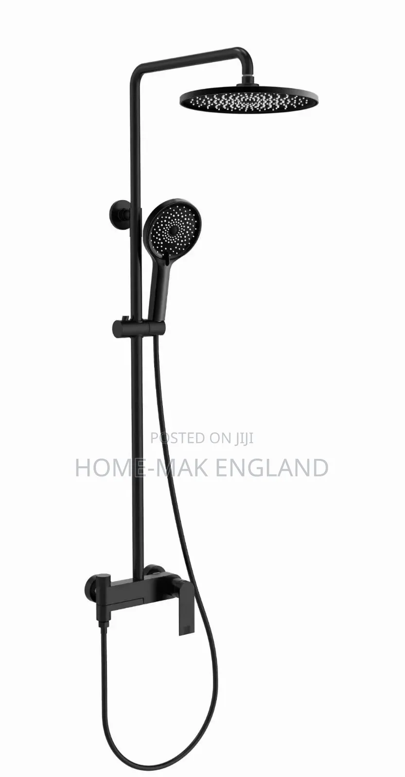 Home Mak England Shower Matt Black