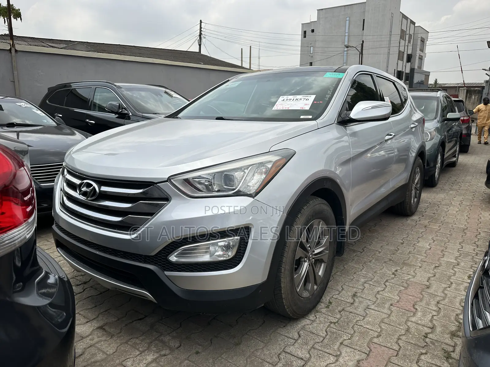 Hyundai Santa Fe GLS 4dr SUV AWD (3.3L 6cyl 6A) 2014 Silver