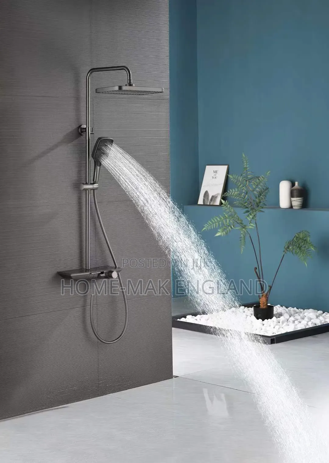 Home Mak England 3 Bottom Grey Shower